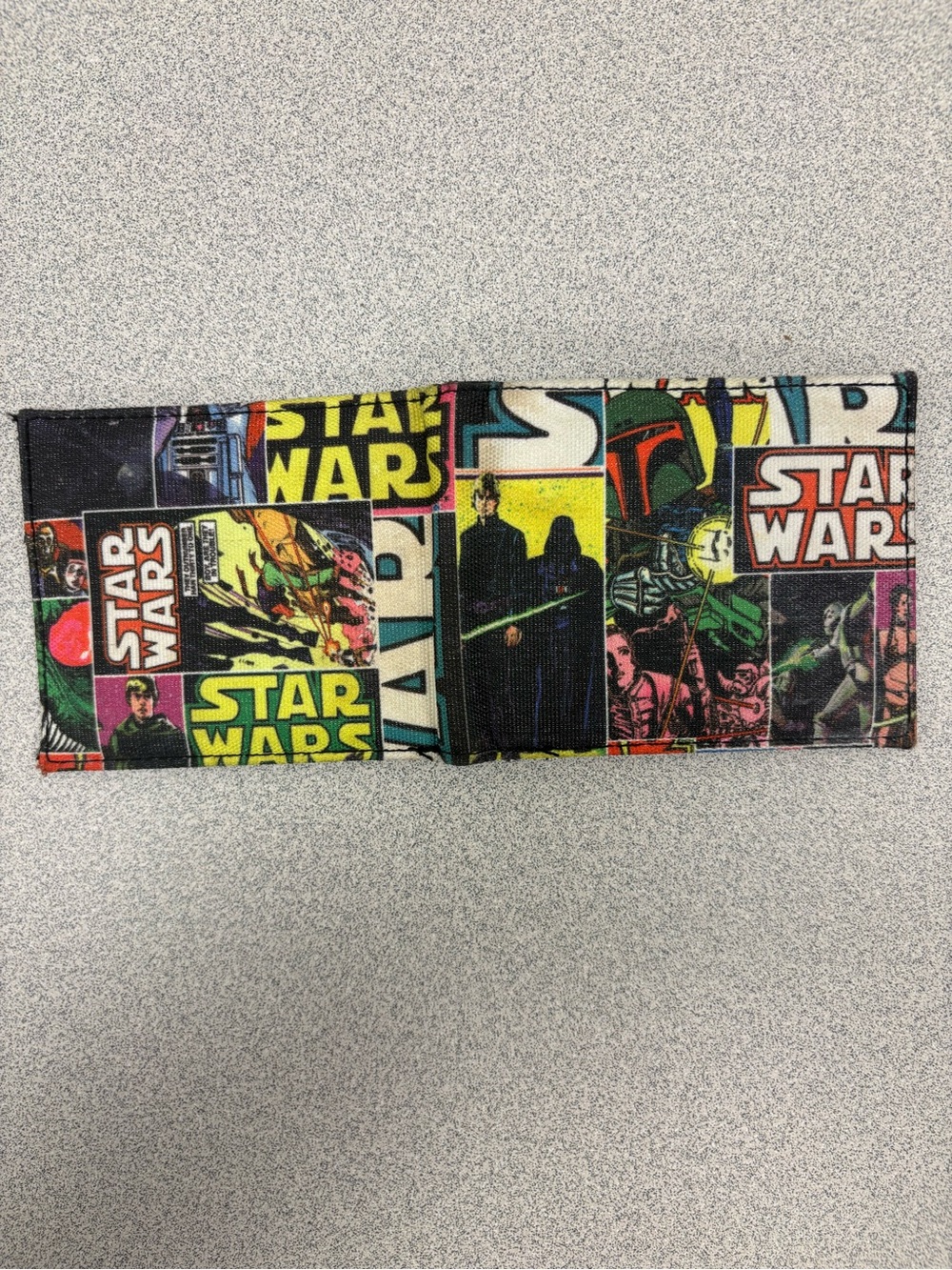 Star Wars Comic Multicolor Comic Print Bifold Wallet